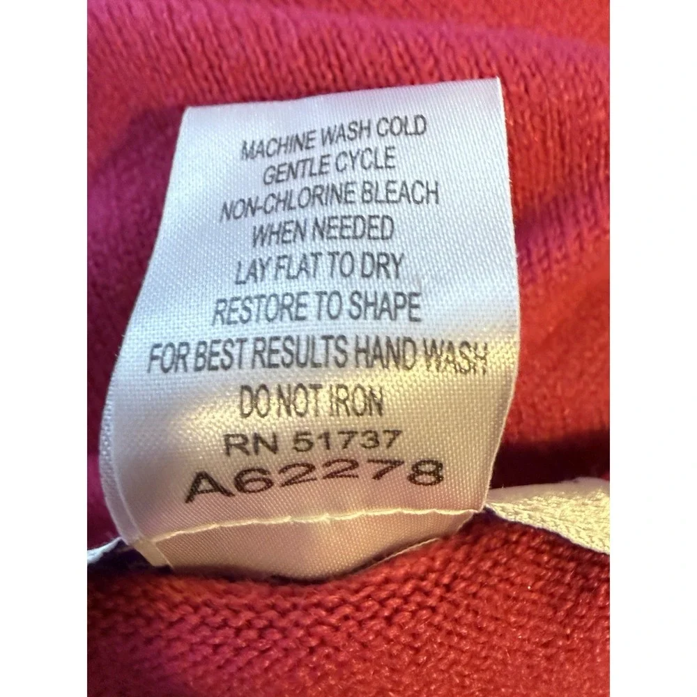 Susan Graver Style Sweetheart Neck Tunic Sweater Pink Long Sleeve- Soft -Size XL